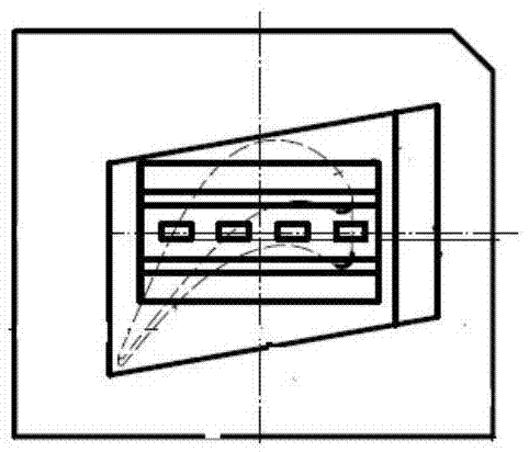 Machining method for turbine work blade