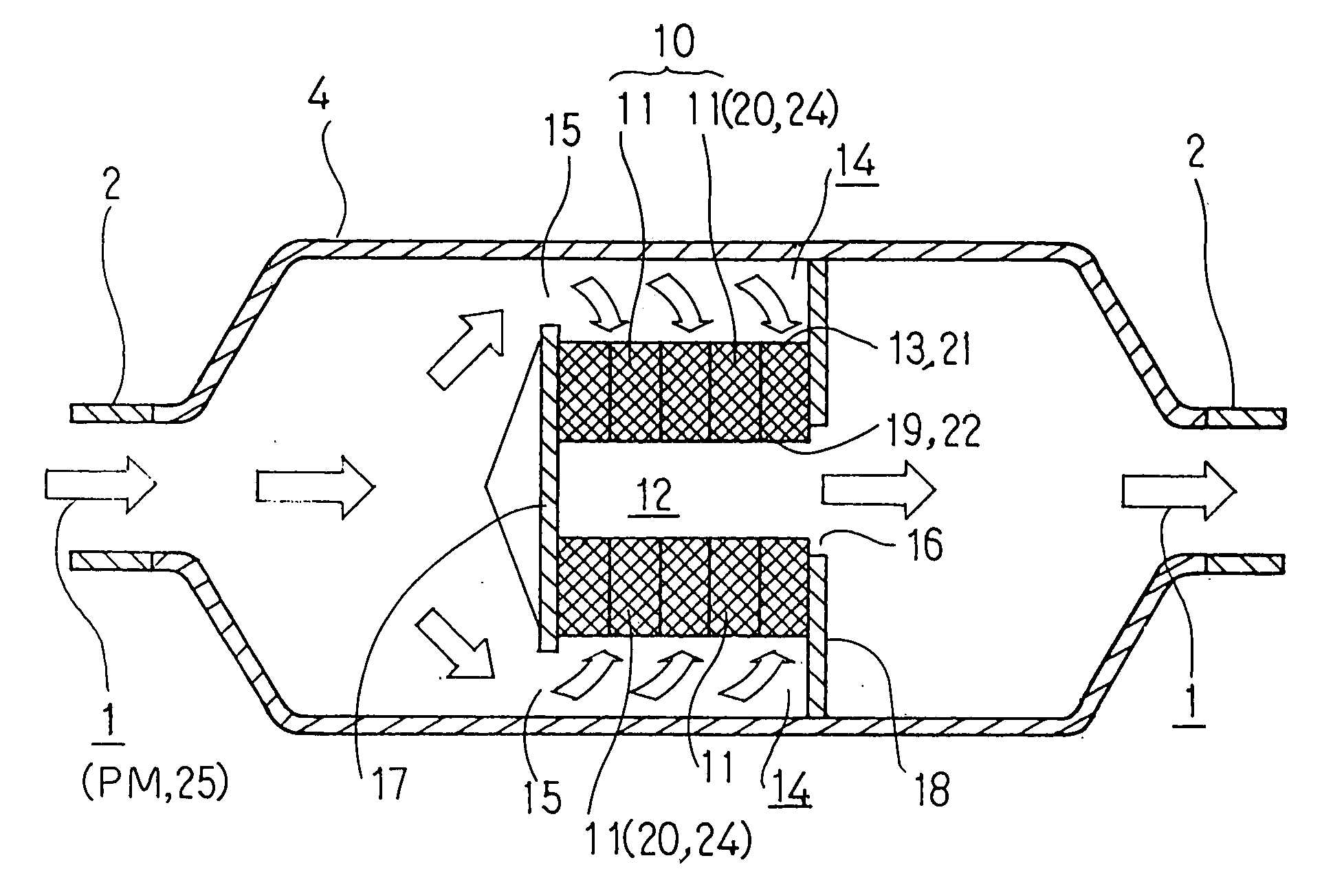 Particulate matter reducing apparatus