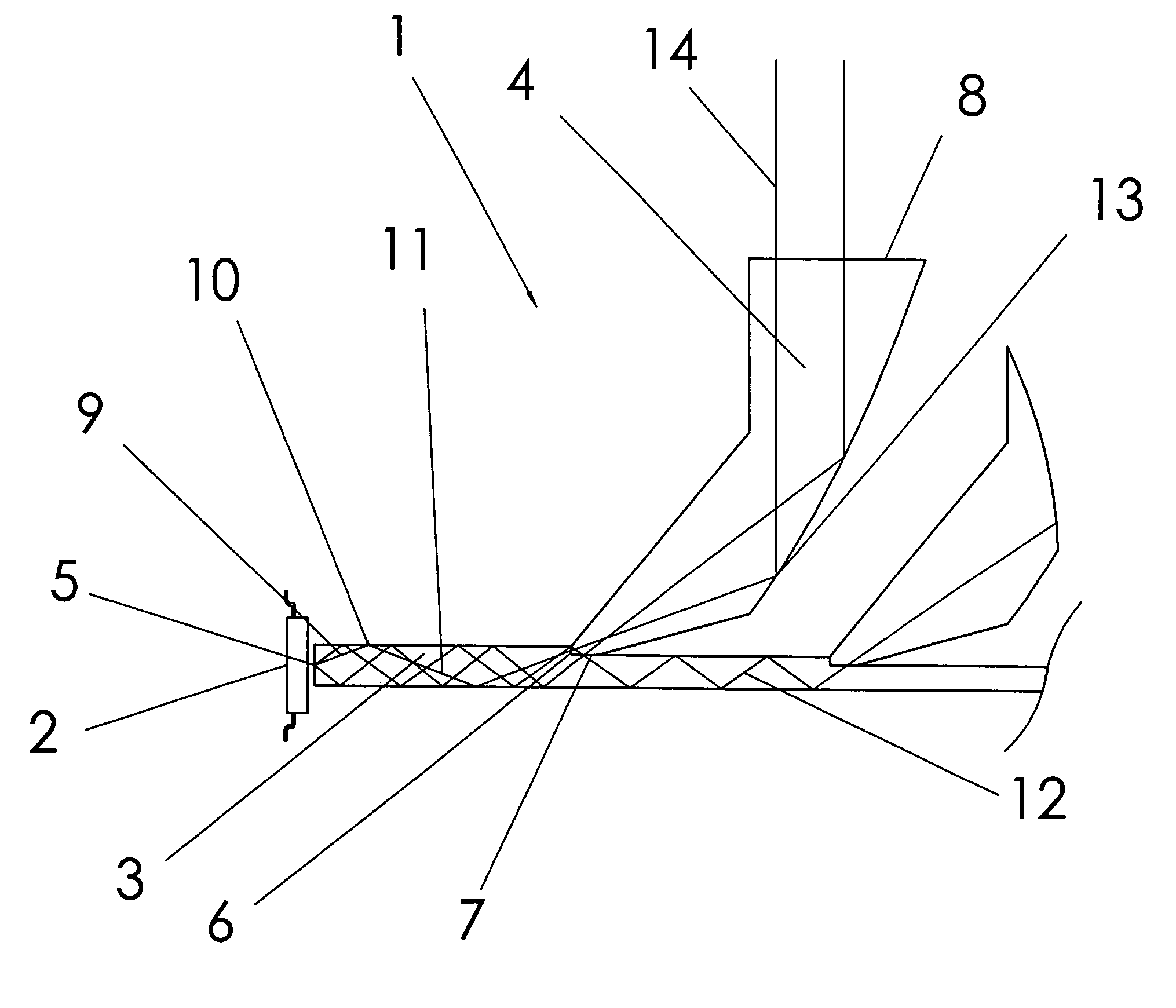 Optical system with reflectors and light pipes