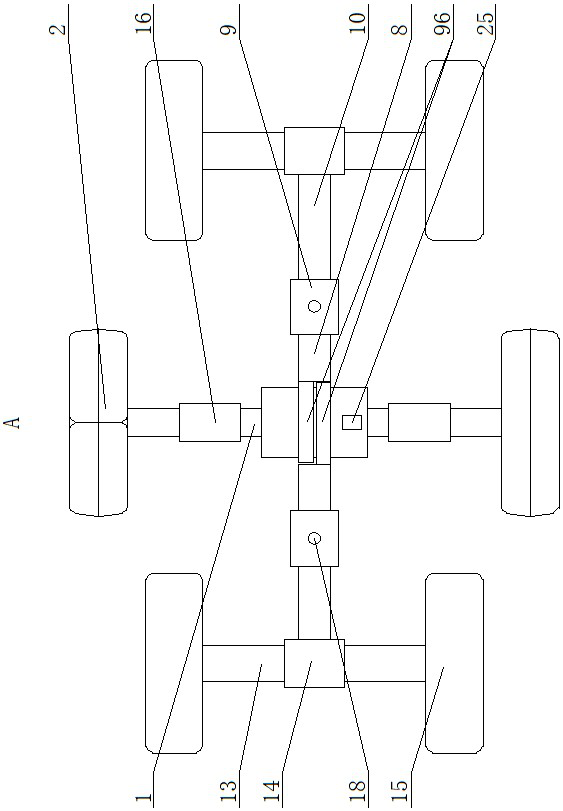 Self-propelled spraying pesticide sprayer for walnut forests