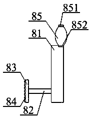 Financial bill punching and glue coating instrument