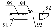 Financial bill punching and glue coating instrument