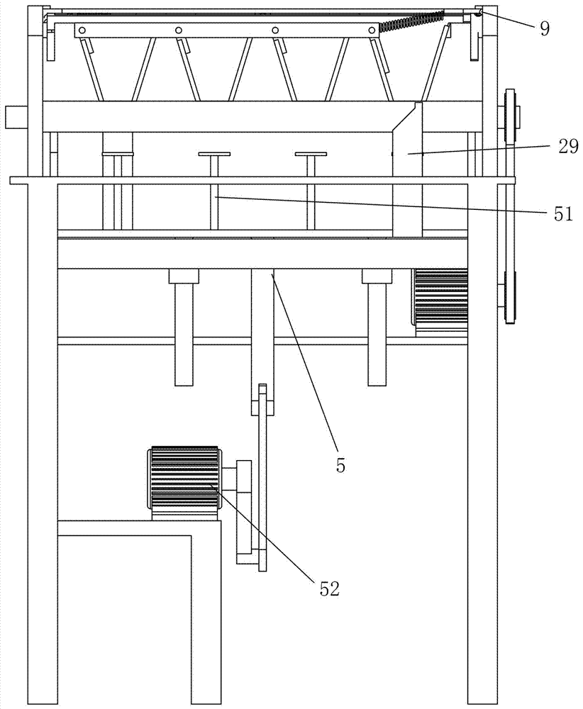 Pot seedling tray-removing device