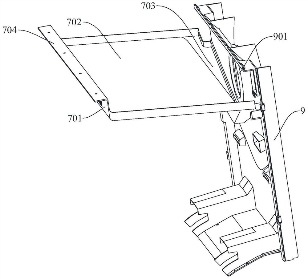 Water pan of refrigerator, air duct assembly of refrigerator and refrigerator