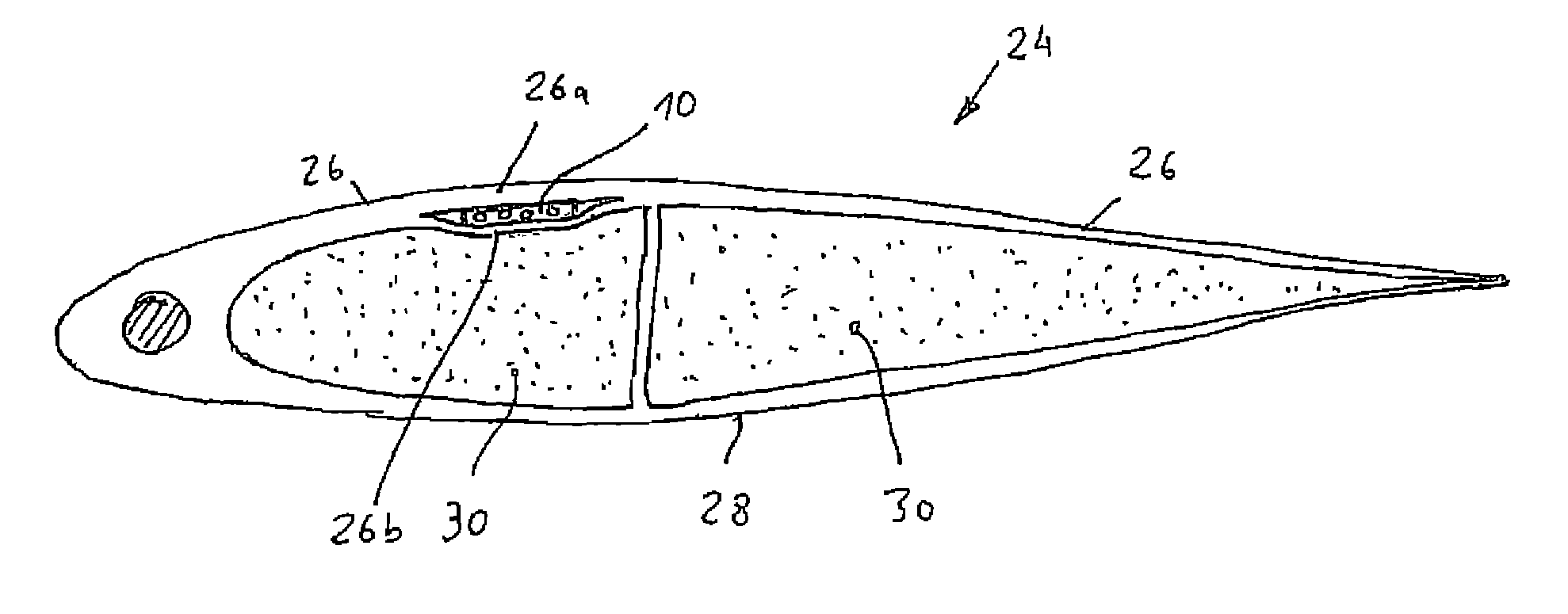 Highly extensible power and/or signal transmission cable as well as rotor blade with such a cable