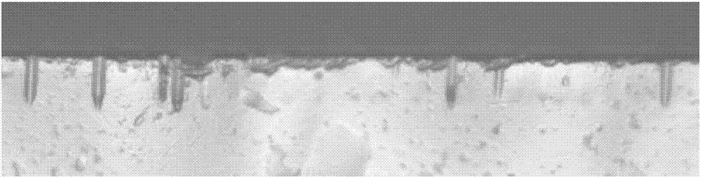 Method for observing track topography of solid nuclear track detector by means of optical microscope