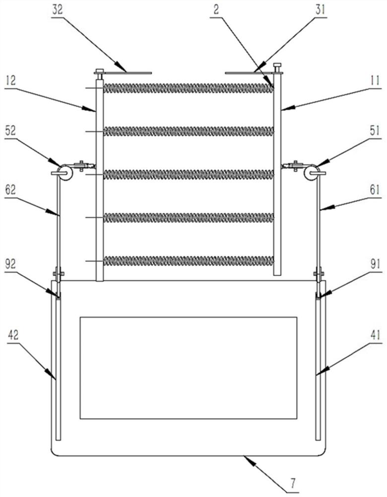 Double chain double track oven heating tube, oven and method for improving heating efficiency