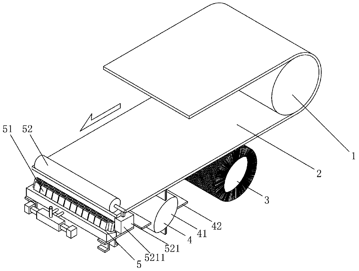 Multi-mechanism combined type belt adhesive material removal device