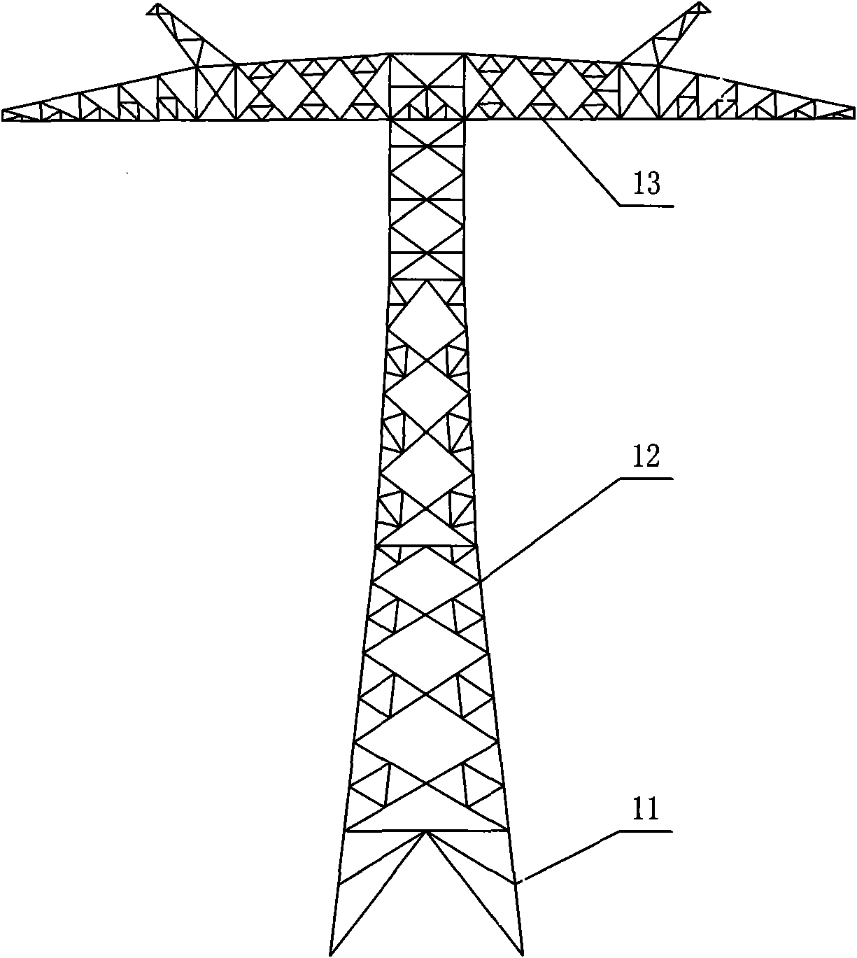 Basic guide rail for helicopter assembly transmission line iron tower leg section