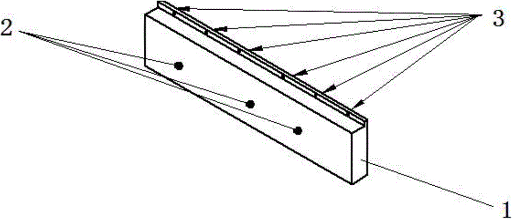 A LED light source mechanism for UV side curing of touch screen