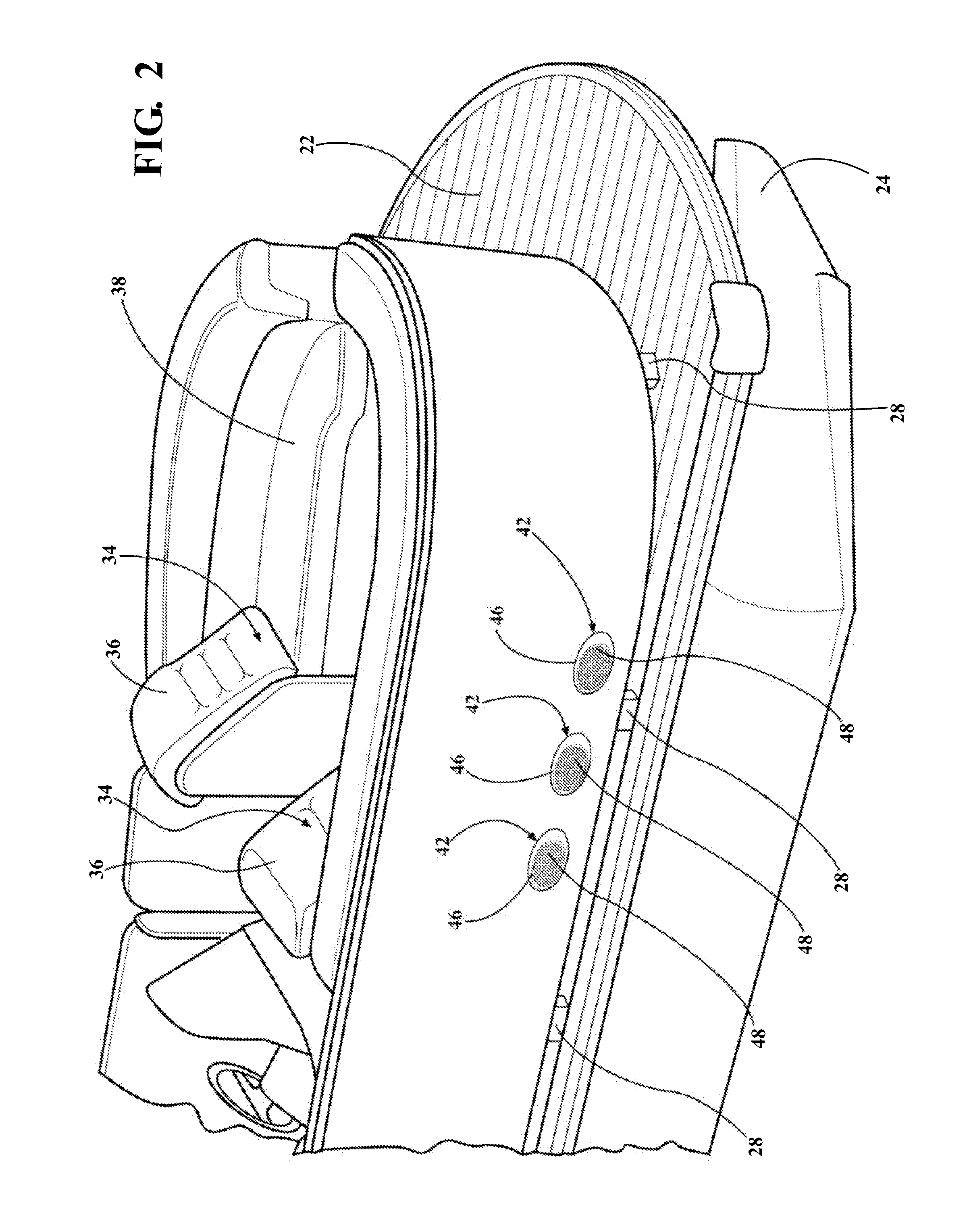 Vent for a pontoon boat storage space