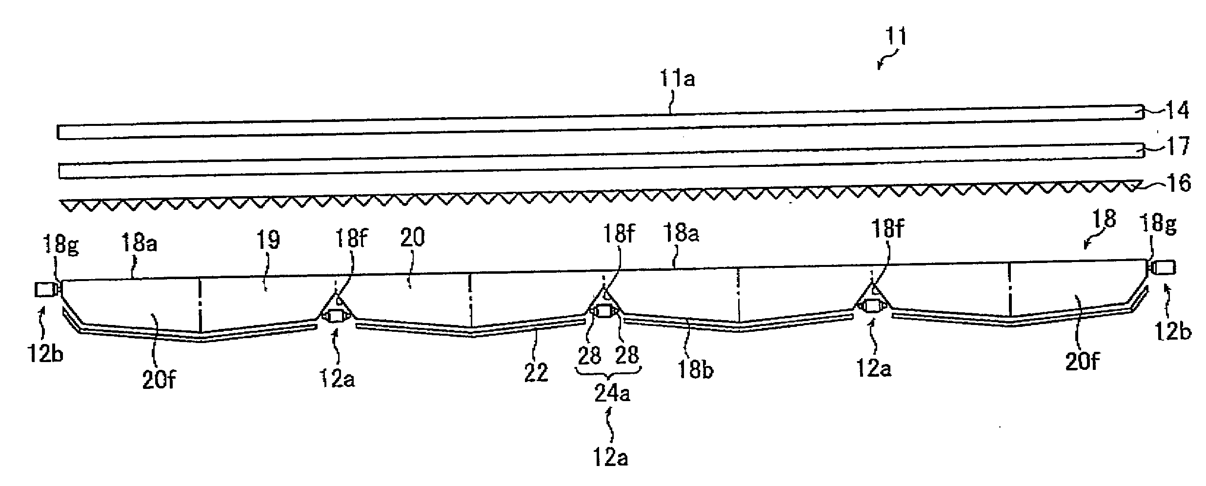 Unitary light guide plate, light guide plate unit, planar lighting device and liquid crystal display device