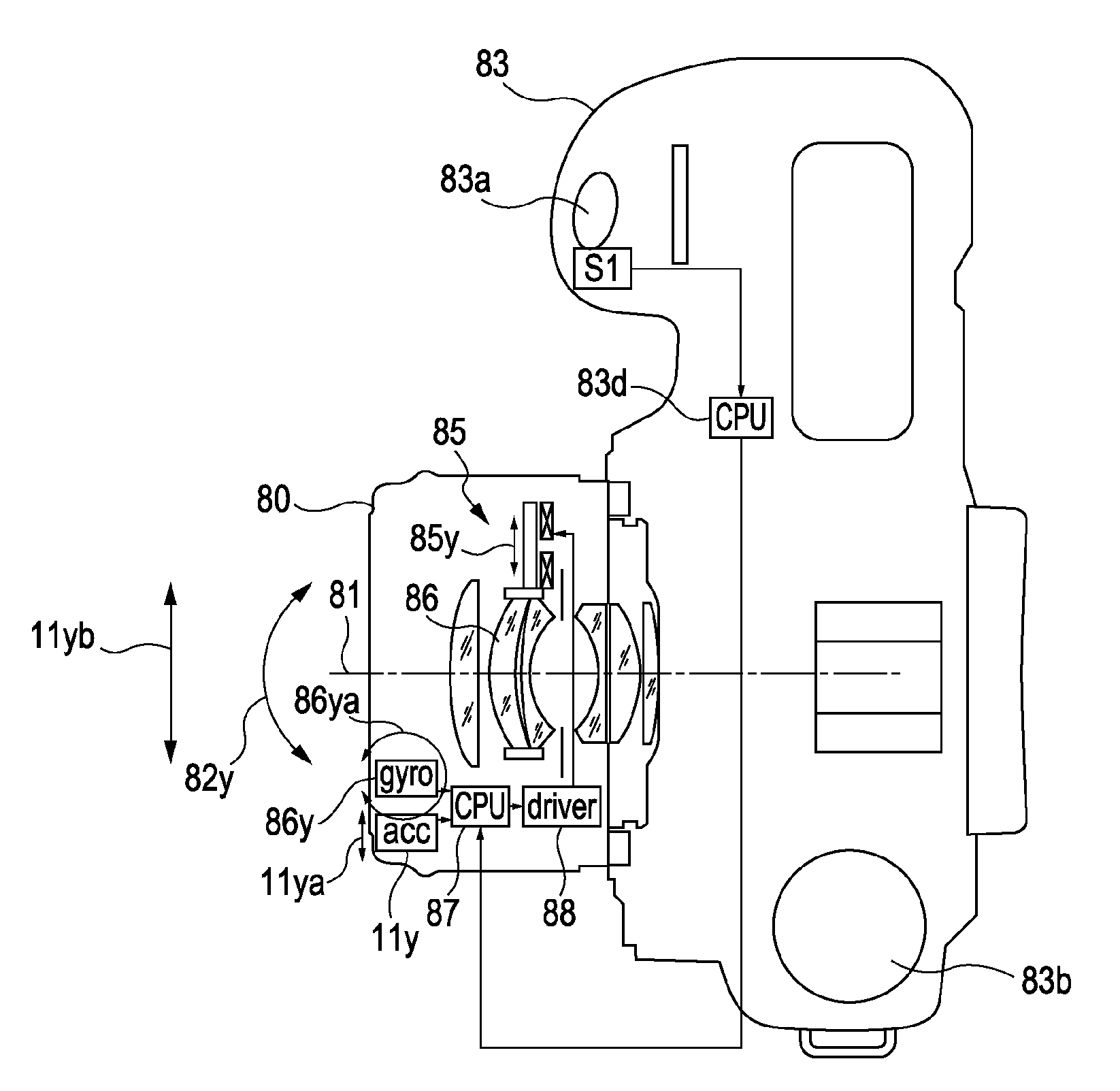 Image stabilizing system and optical apparatus