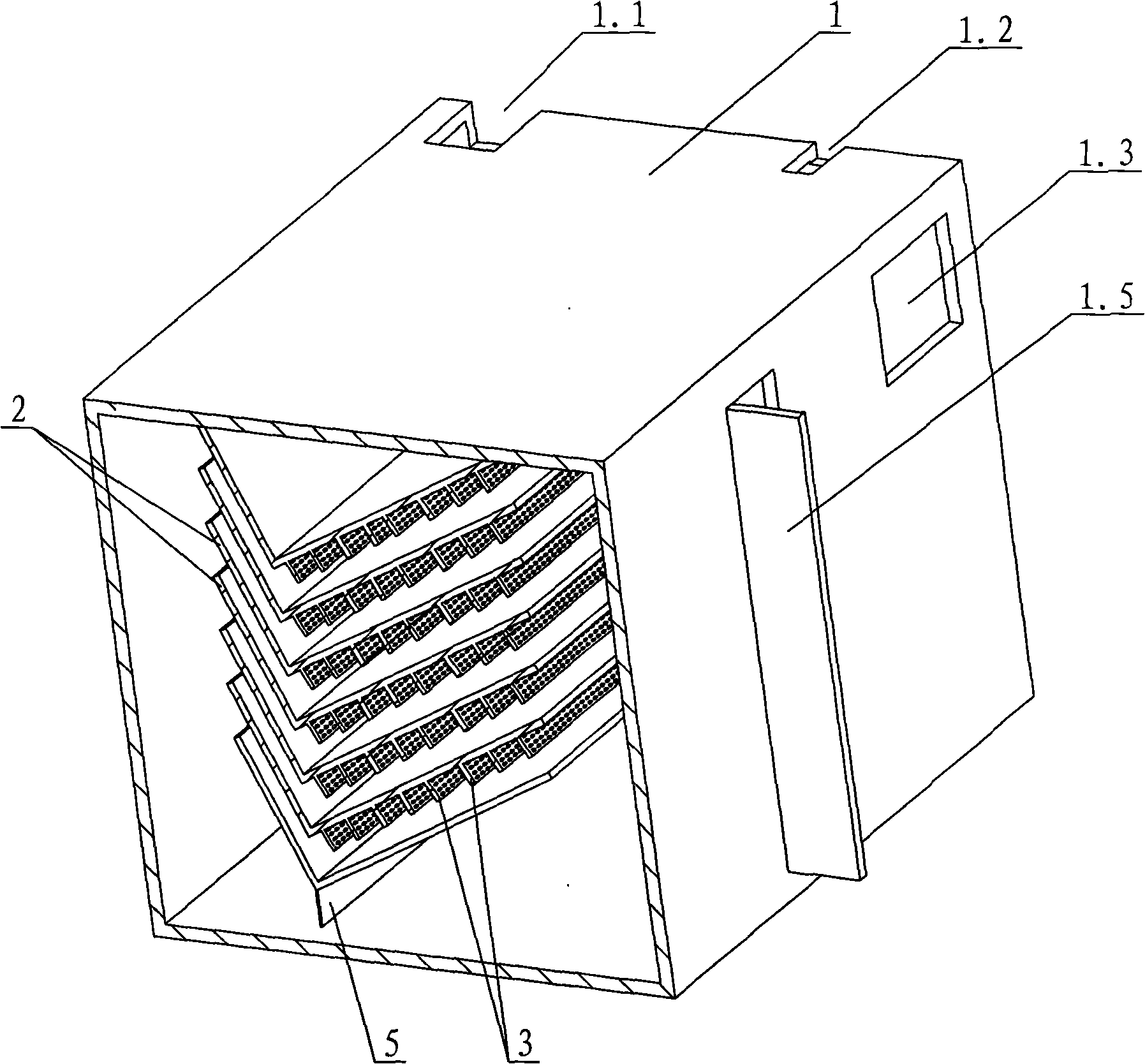 Lap equipressure gas absorption filtering equipment