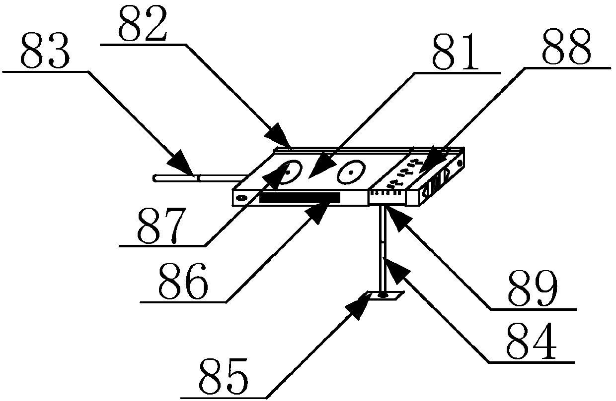 Heat-dissipating integrated type floor lamp