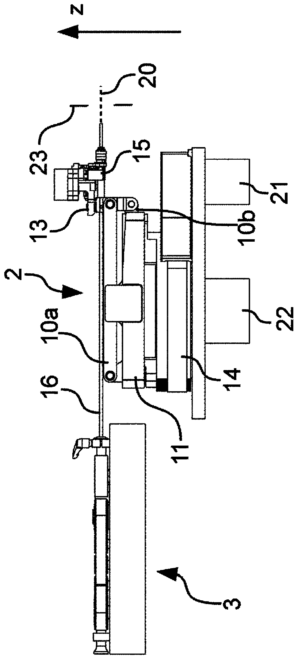 Cable end holding device for holding cable end, method for positioning cable end of cable, and cable bundling machine