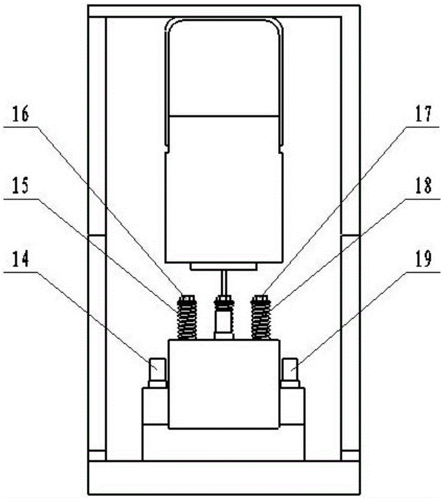 Testing device and testing method for dynamic characteristic of joint curved surface faying surface