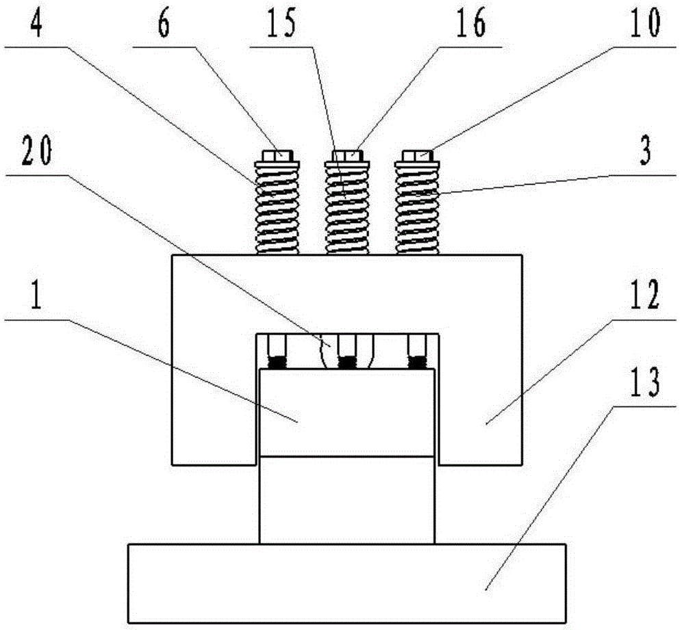 Testing device and testing method for dynamic characteristic of joint curved surface faying surface