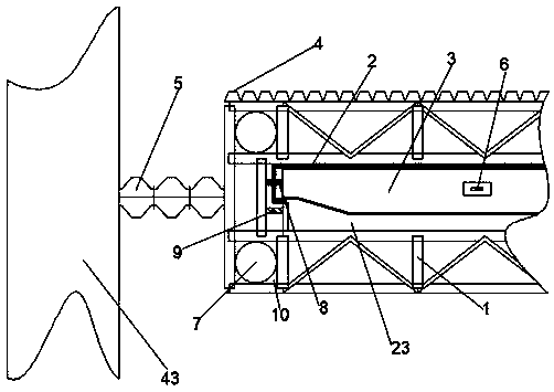 Assembling type landscape overflow weir