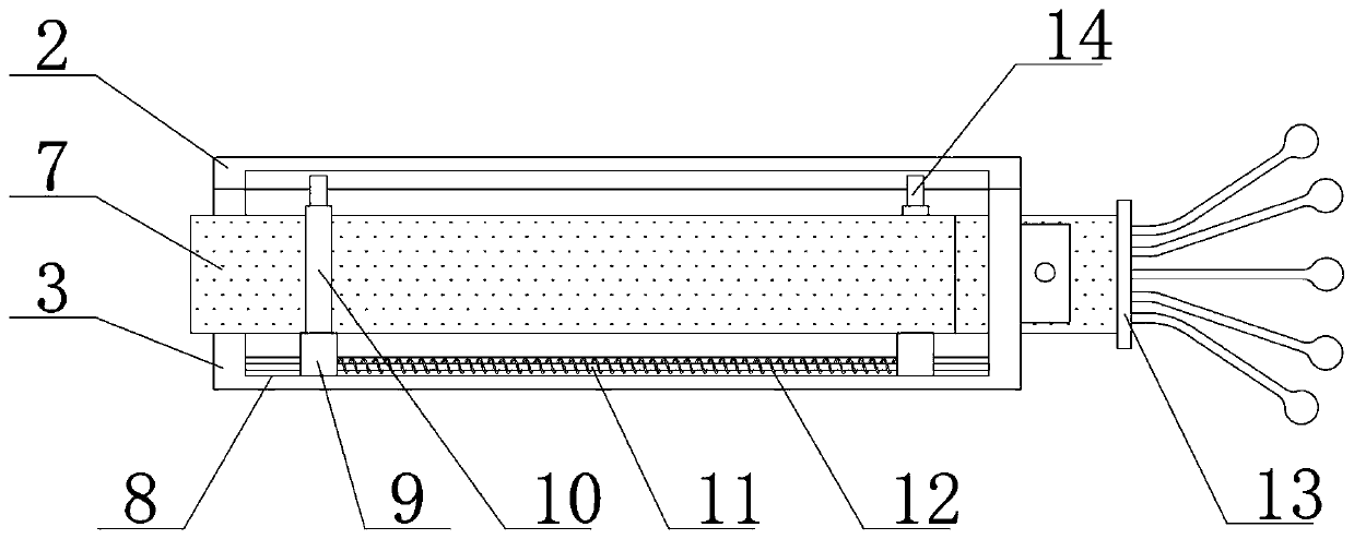 Wire storage device for cardiogram monitor