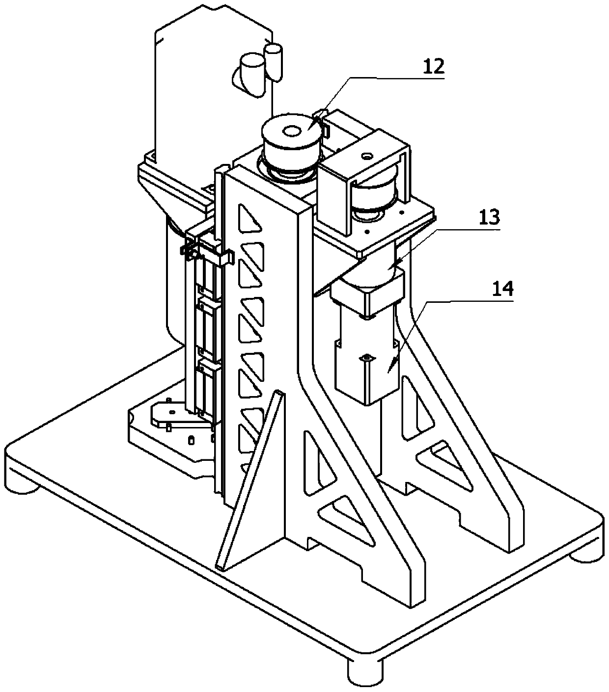 Friction plug rivet welding system based on programmable logic controller (PLC)