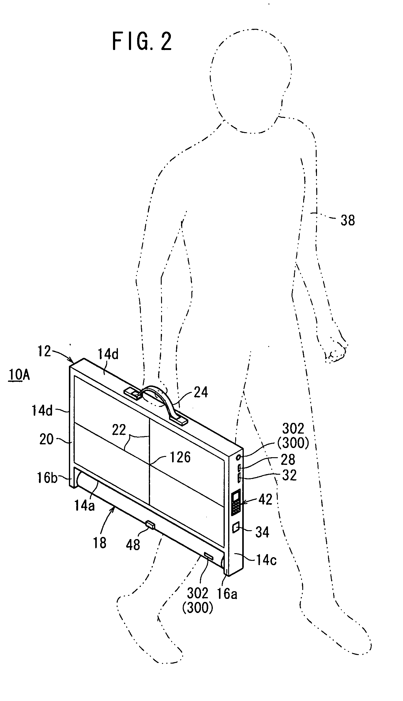 Radiographic image capturing apparatus, radiographic image capturing system, and method of supplying electric power to radiographic image capturing apparatus