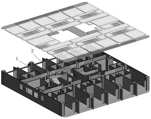 A BIM modeling control method for buildings