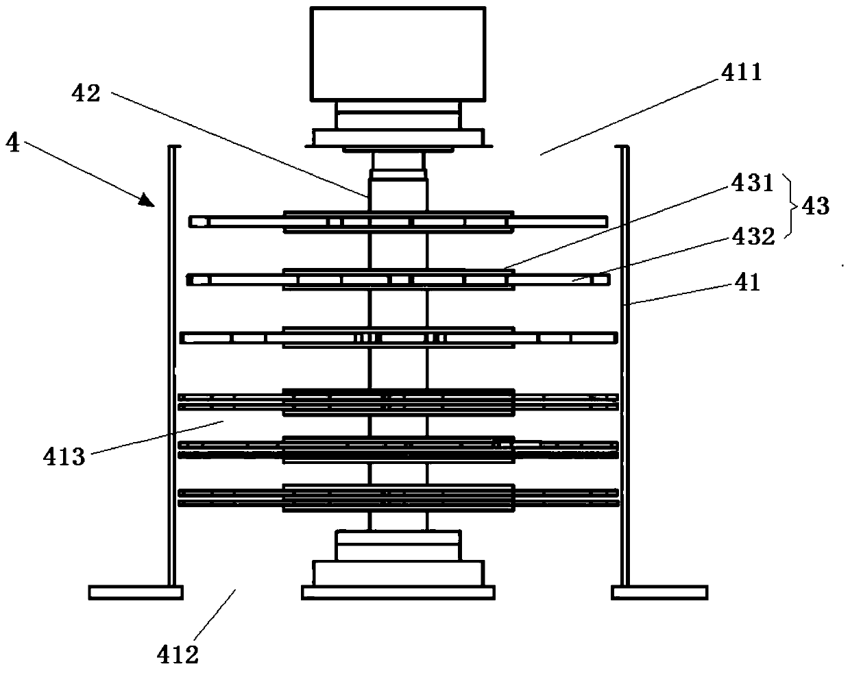 Beltless full-automatic mechanical sampling system for trains