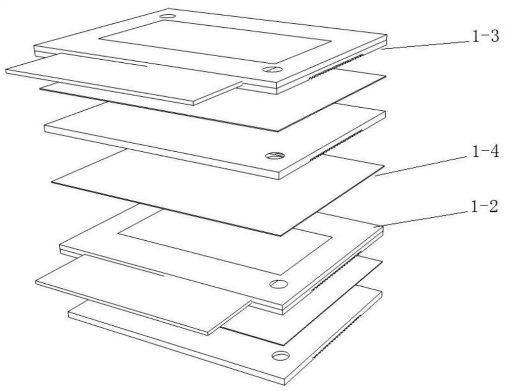 Safe and energy-saving flat heat pipe air-cooled fuel cell stack and heat management method