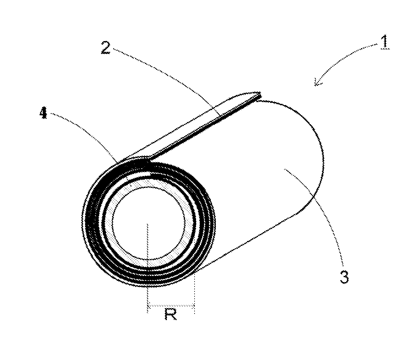 Glass roll and process for producing glass roll