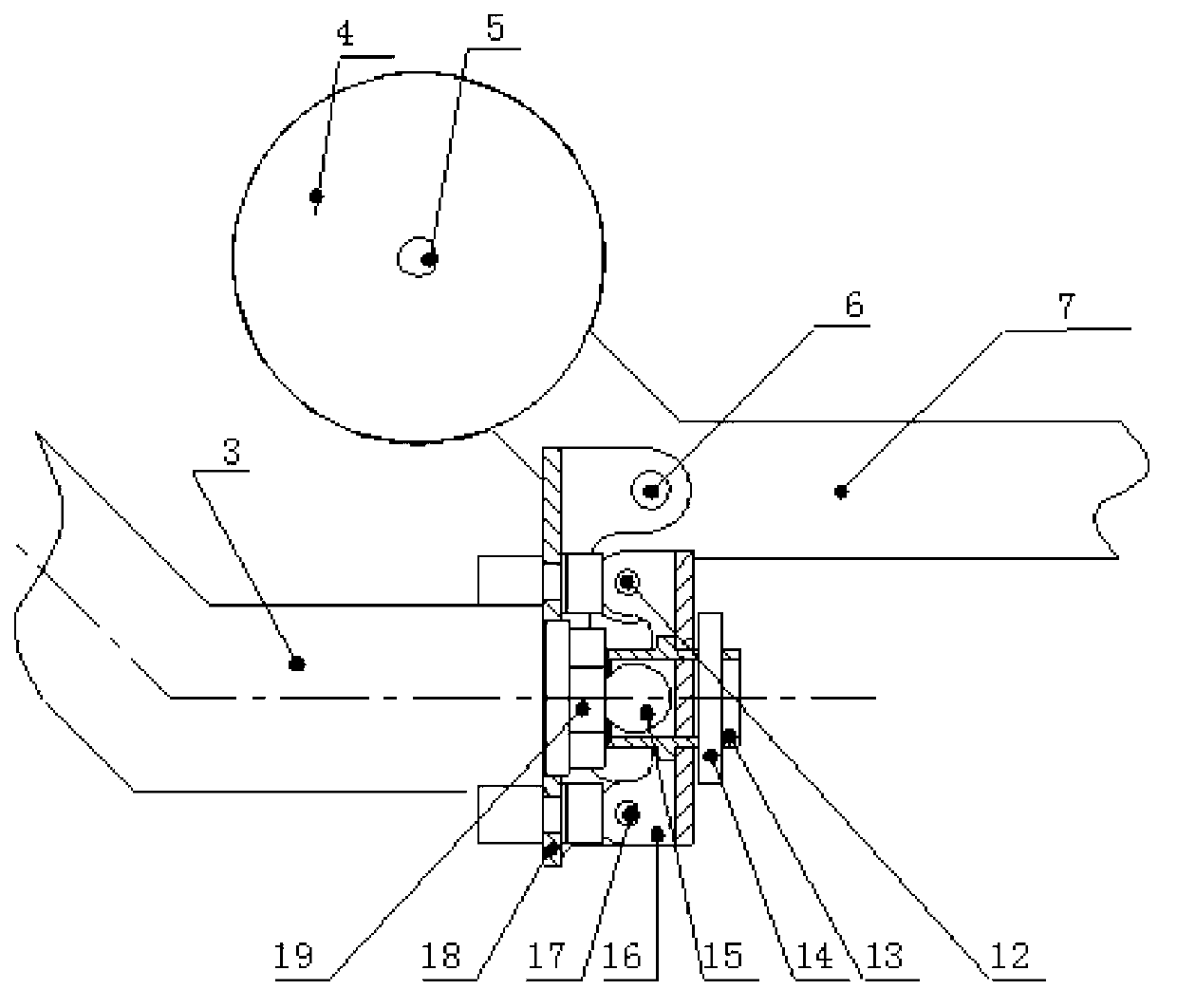 High-pressure lever ball float type steam trap