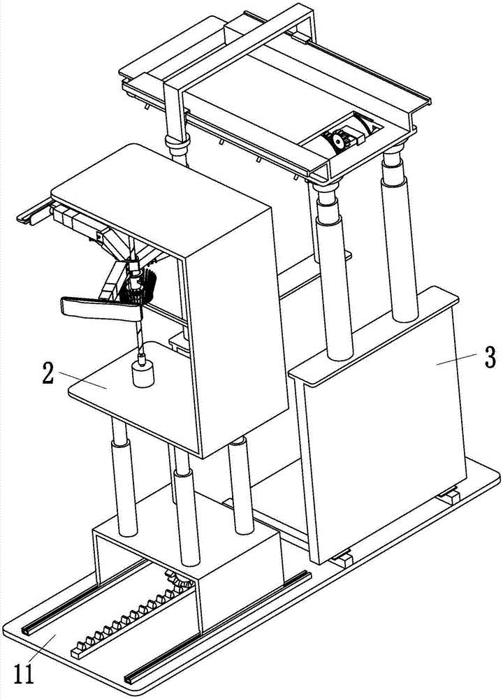 Automatic scrubbing robot dedicated for glazing and roof of high-speed train or motor train