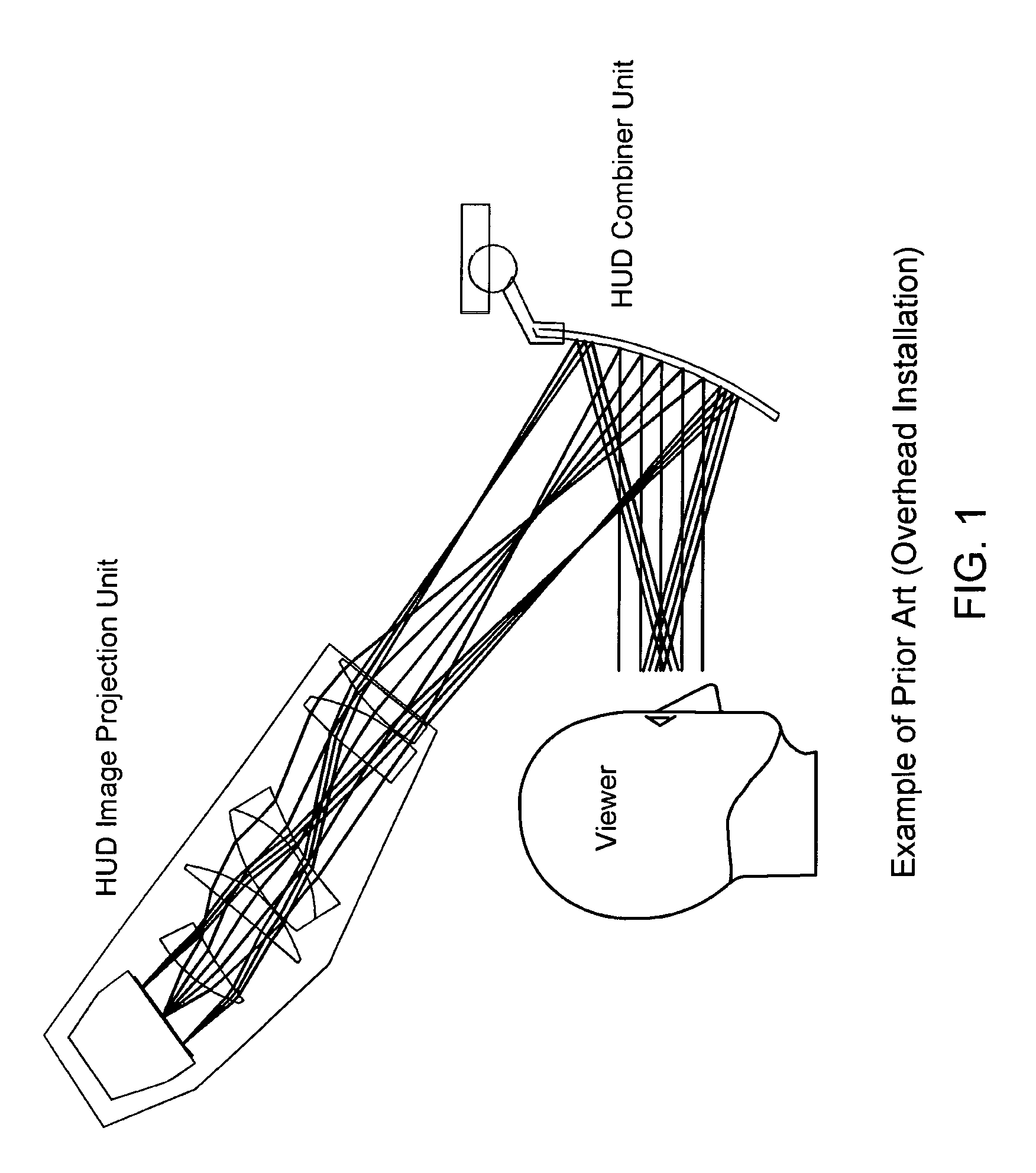 Catadioptric system, apparatus, and method for producing images on a universal, head-up display