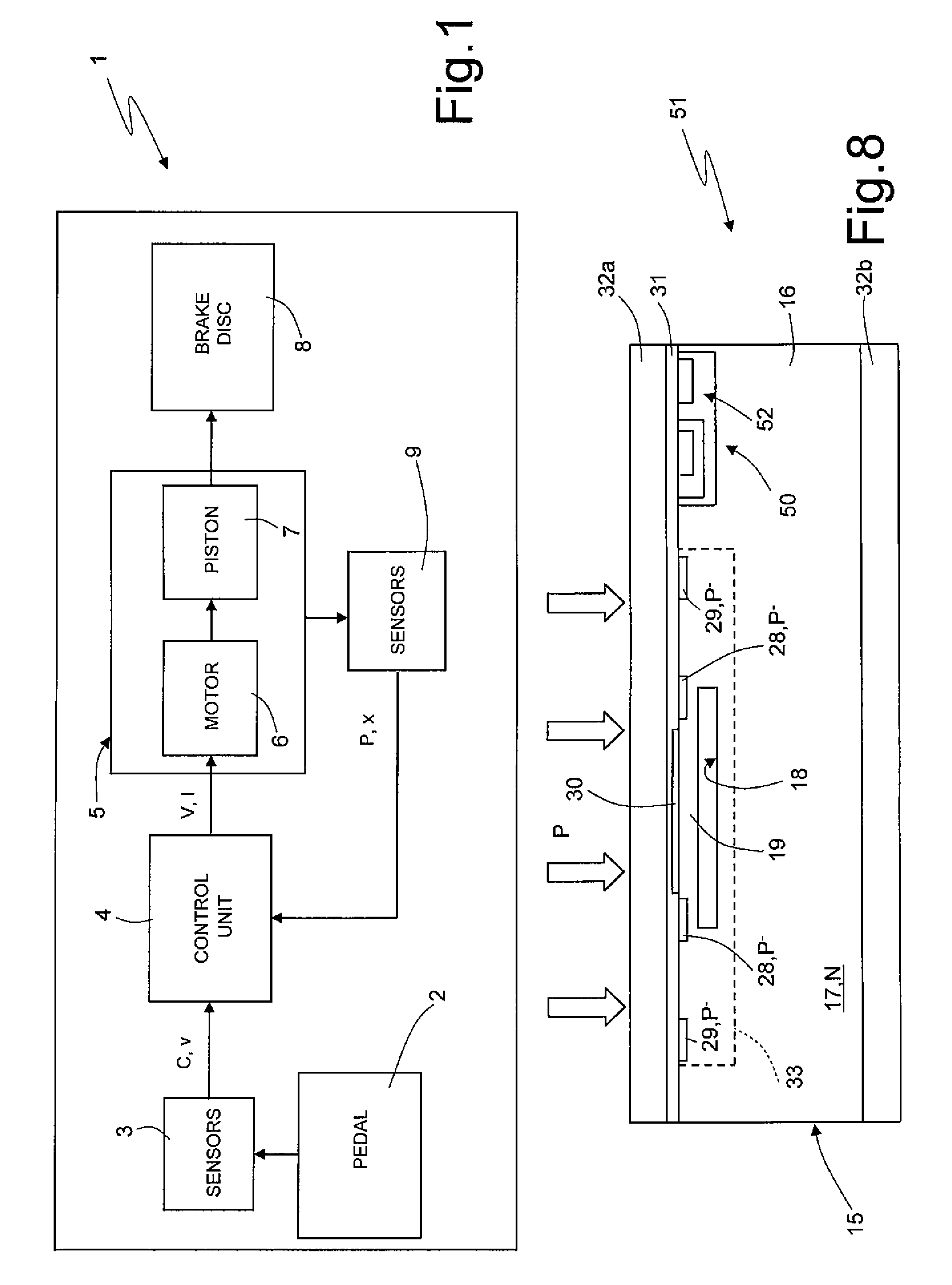 Integrated pressure sensor with double measuring scale and a high full-scale value