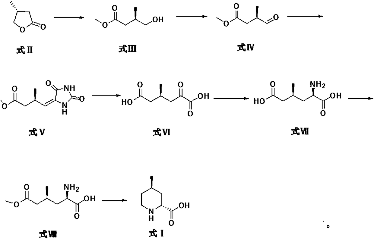 Preparation method for argatroban intermediate