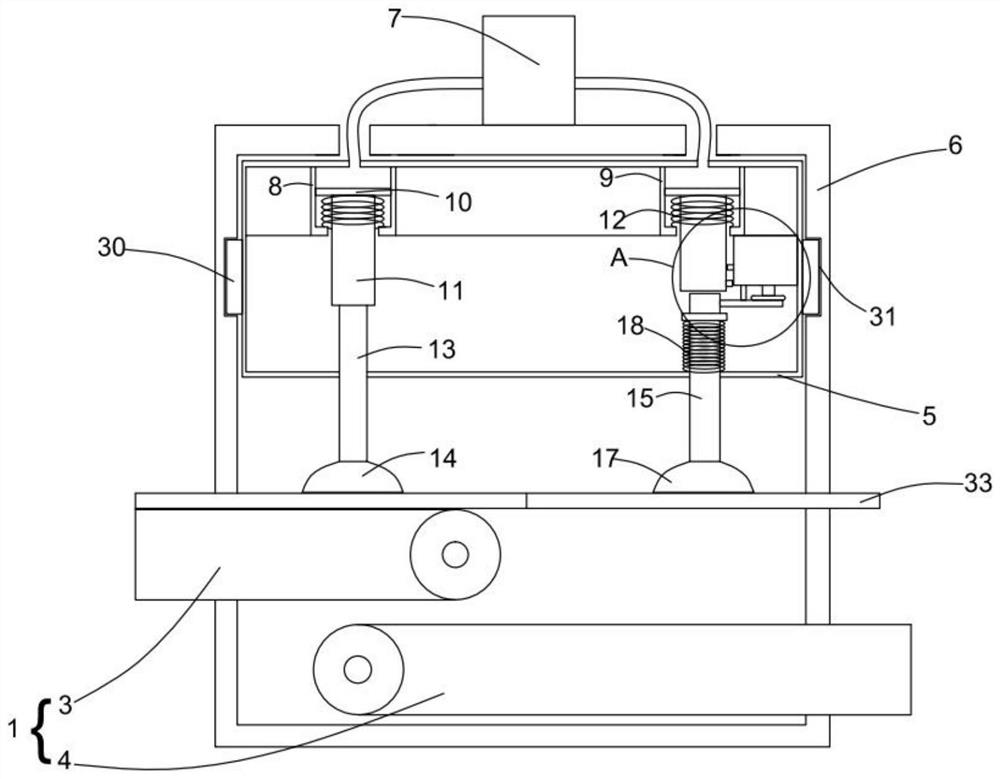 A float glass splitting device