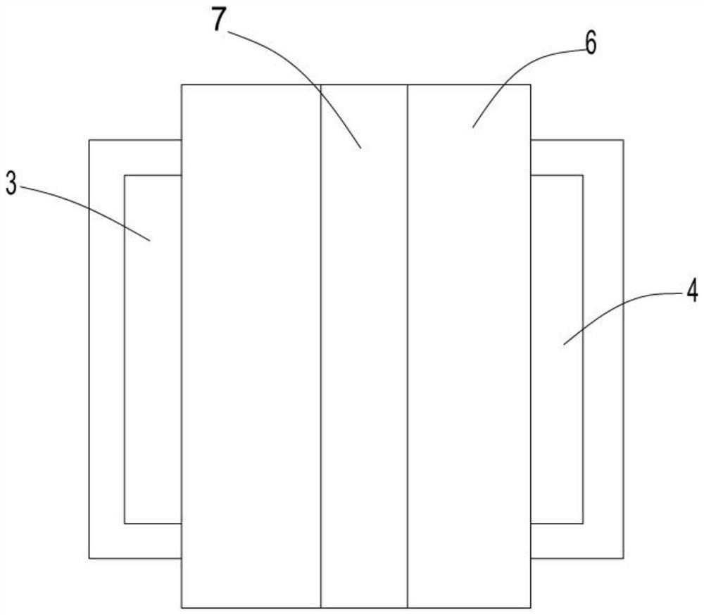 A float glass splitting device