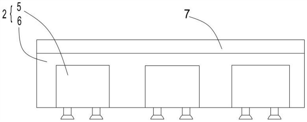 A float glass splitting device