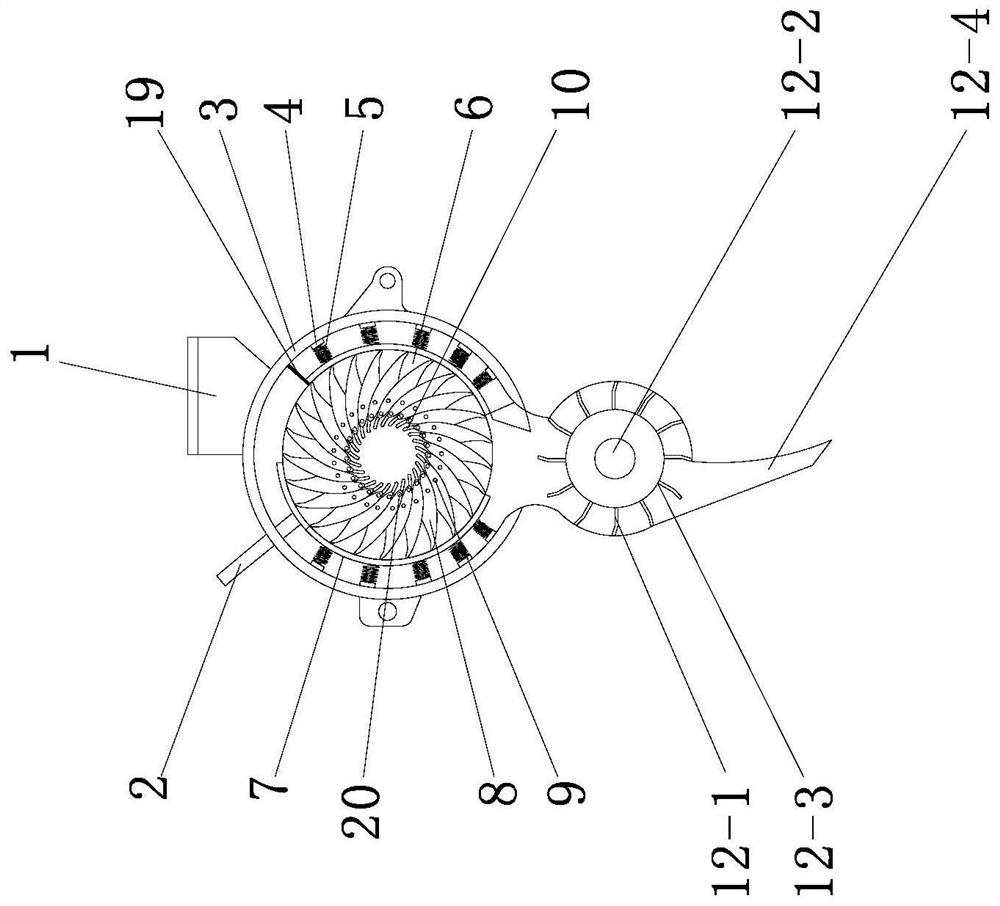 Disc type telescopic tooth seed metering device