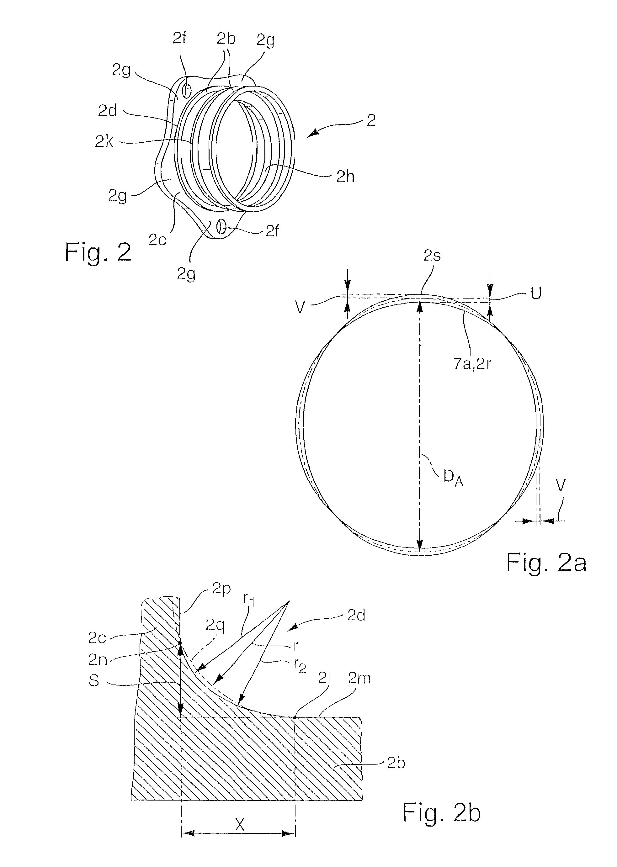 Outer ring of a wheel bearing, and axial securing element for said outer ring