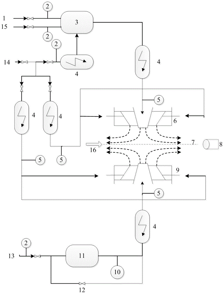 Method for obtaining stale cold flame through adding O3 and CH3OH