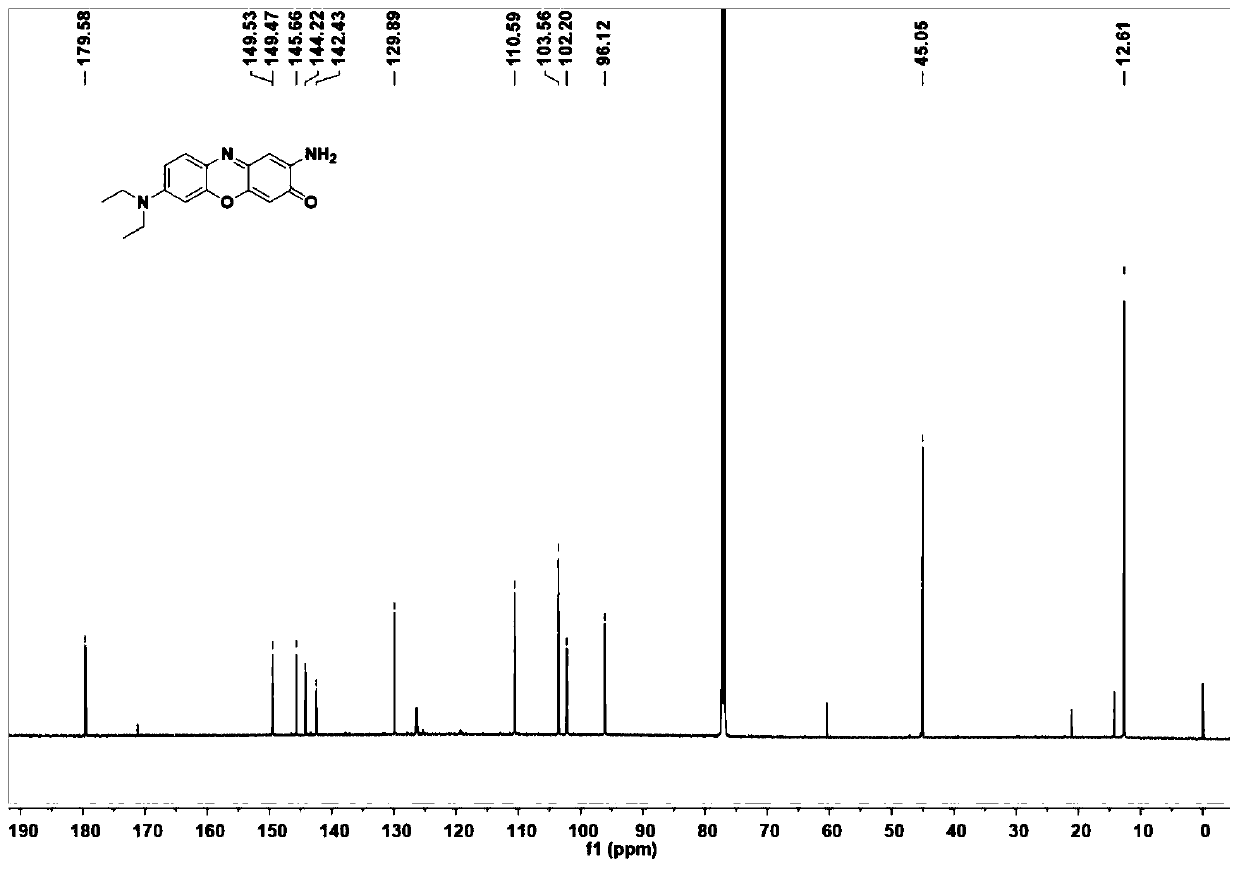 Near-infrared fluorescent dye and preparation method thereof