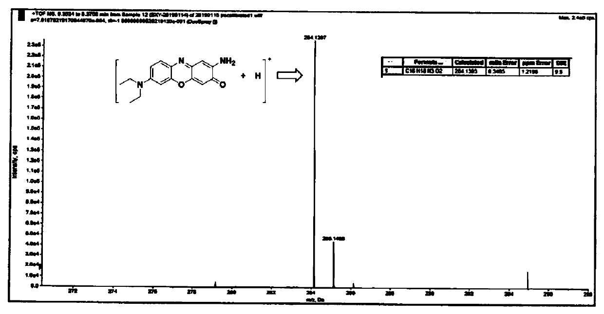 Near-infrared fluorescent dye and preparation method thereof