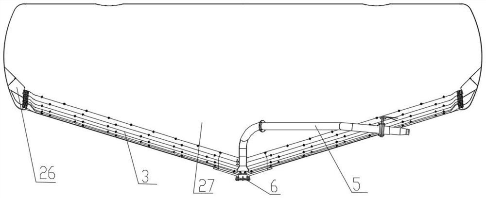 Intelligent fluidization balancing device of bulk cement semitrailer and using method