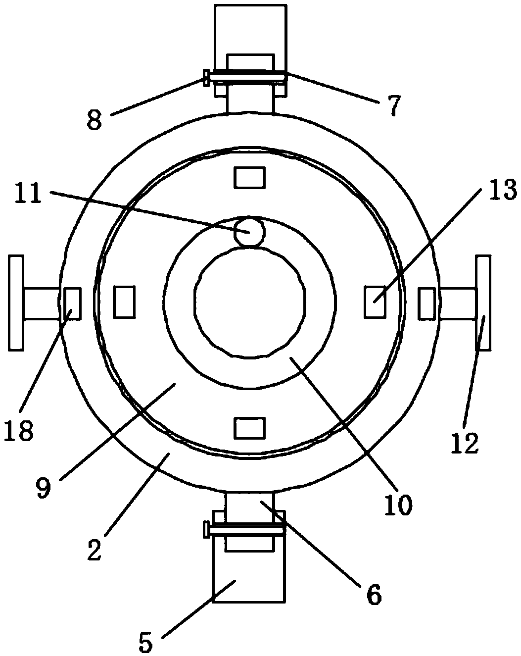 Multidirectional-adjusting rotating working table for machining