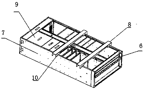 Assembling installing method for express cabinet