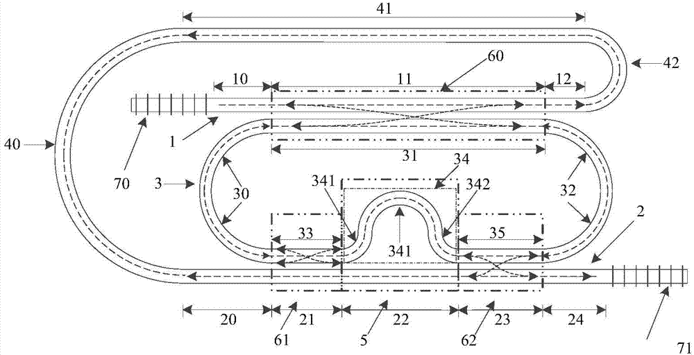 Optical and biochemical sensor in two-way parallel-channel annulet-nested Mach Zehnder structure