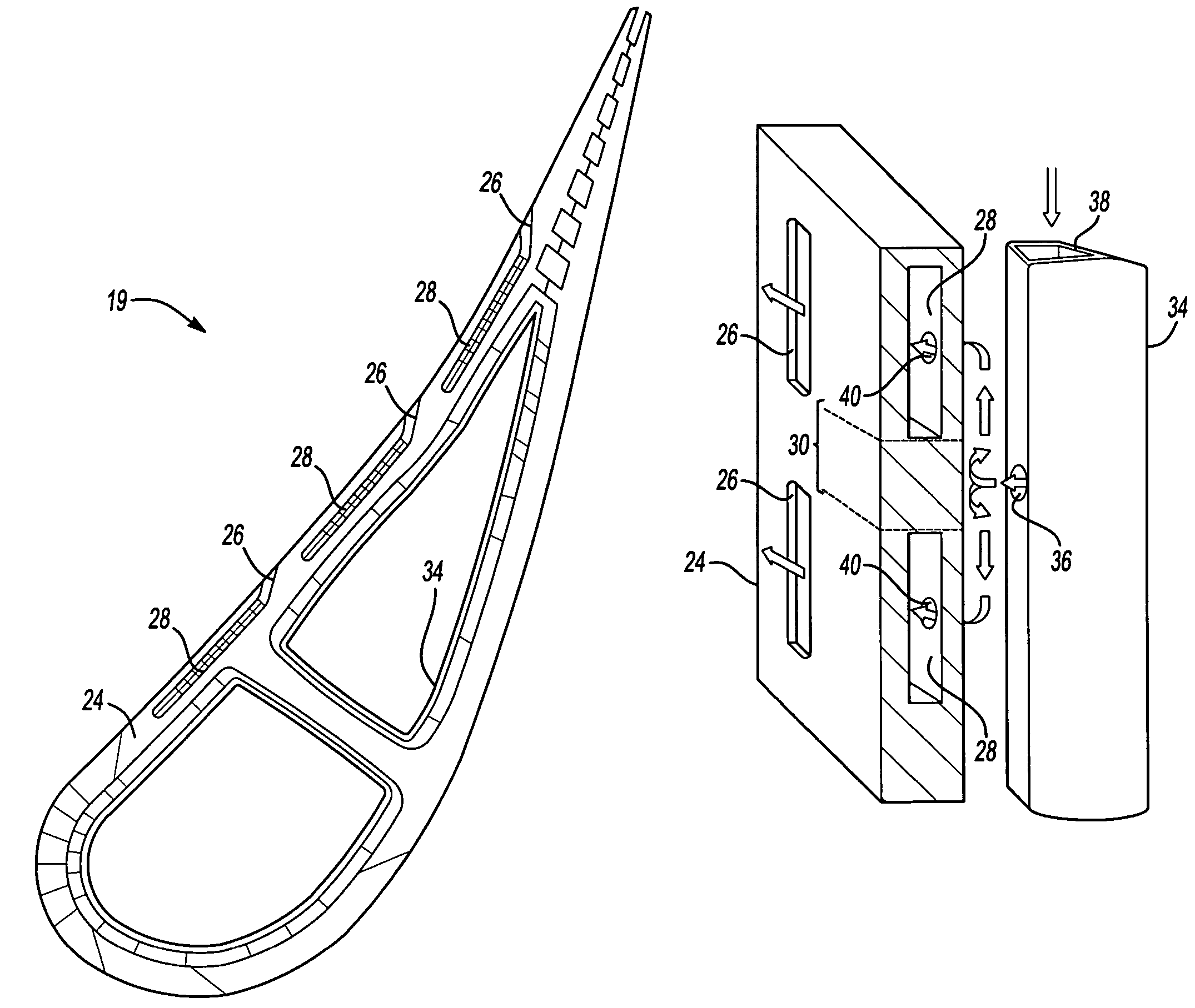 Turbine airfoil with improved cooling