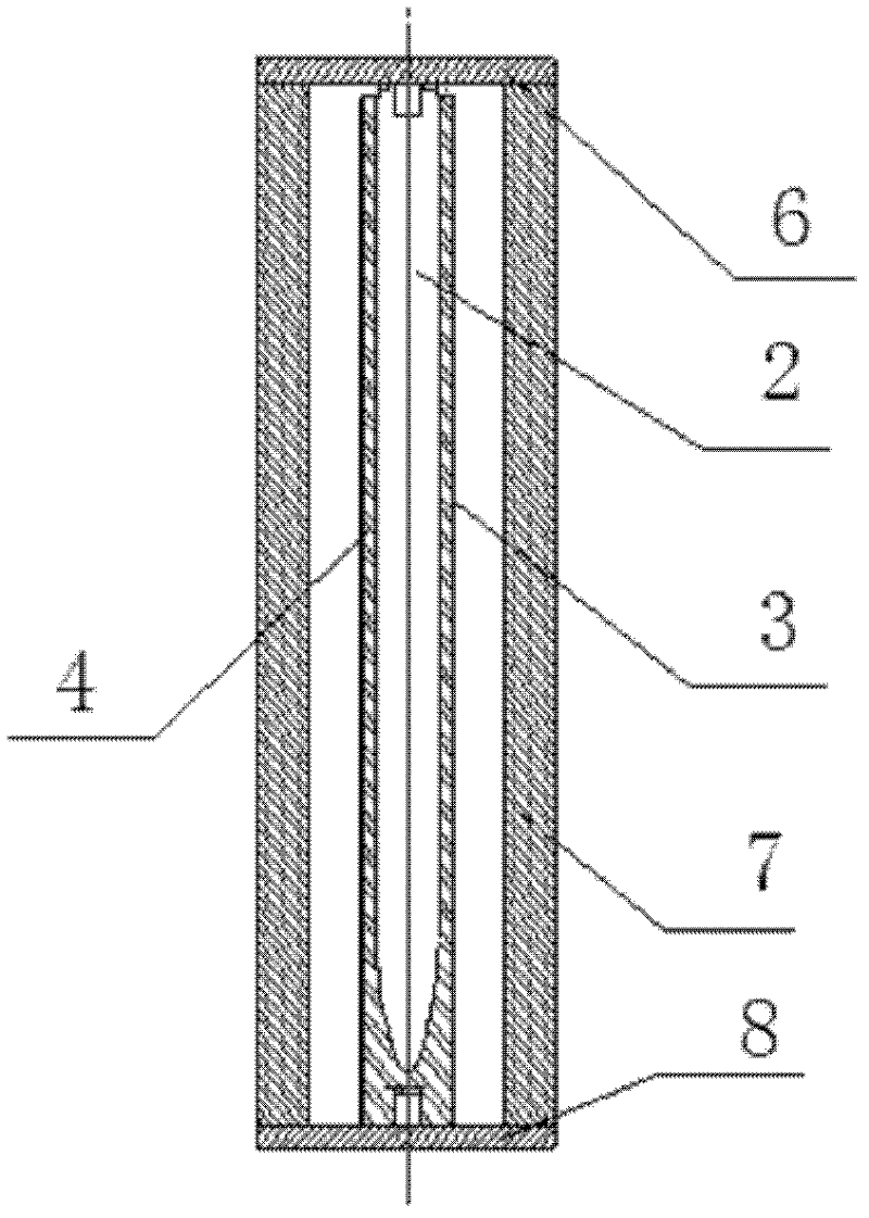 Production method of high-performance titanium alloy blind pipe