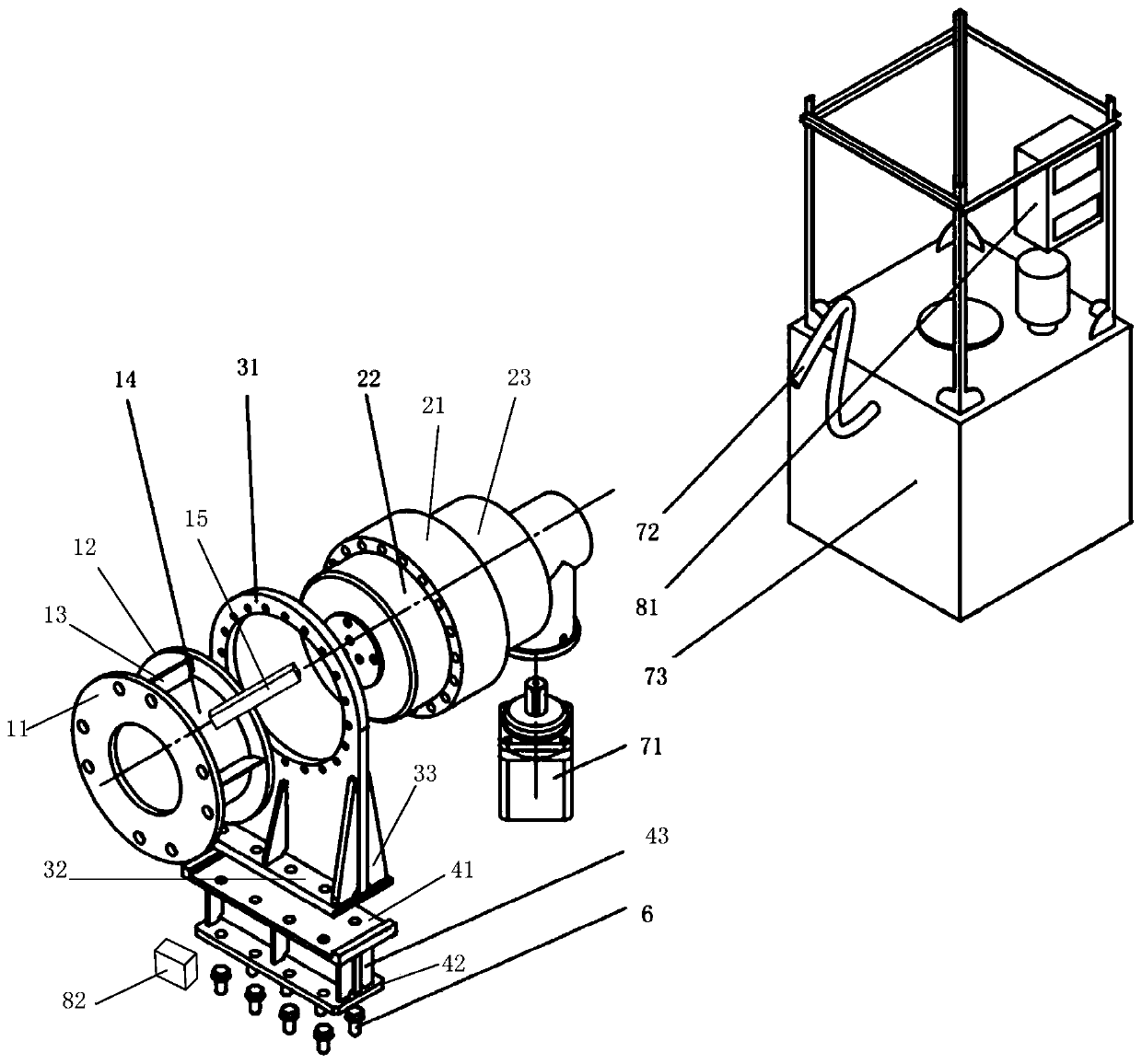 Single-blade hoisting barring gear and method for wind turbine generator system